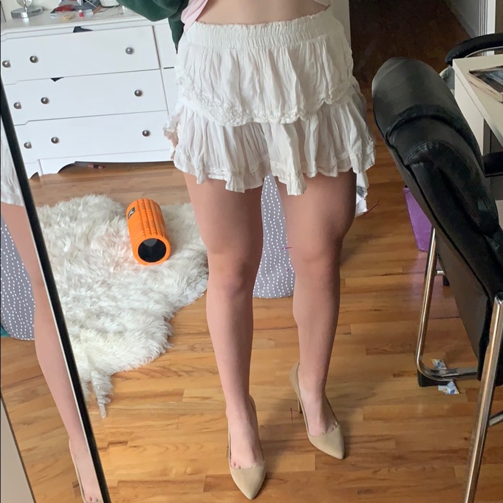 loveshackfancy ruffled skirt